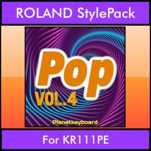 The Greatest Styles By PK Vol. 22  - Pop Vol. 04 - 60 Styles / Song Styles for ROLAND KR111PE in STL format