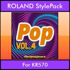 The Greatest Styles By PK Vol. 22  - Pop Vol. 04 - 60 Styles / Song Styles for ROLAND KR570 in STL format