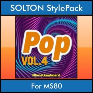 The Greatest Styles By PK Vol. 22  - Pop Vol. 04 - 60 Styles / Song Styles for SOLTON MS80 in PAT format