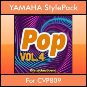 The Greatest Styles By PK Vol. 22  - Pop Vol. 04 - 60 Styles / Song Styles for YAMAHA CVP809 in STY format