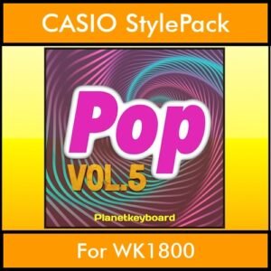 The Greatest Styles By PK Vol. 23  - Pop Vol. 05 - 60 Styles / Song Styles for CASIO WK1800 in STL format