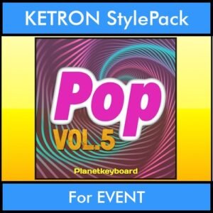 The Greatest Styles By PK Vol. 23  - Pop Vol. 05 - 60 Styles / Song Styles for KETRON EVENT in KST format