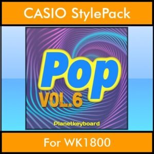 The Greatest Styles By PK Vol. 24  - Pop Vol. 06 - 60 Styles / Song Styles for CASIO WK1800 in STL format