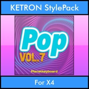 The Greatest Styles By PK Vol. 25  - Pop Vol. 07 - 60 Styles / Song Styles for KETRON X4 in PAT format