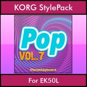 The Greatest Styles By PK Vol. 25  - Pop Vol. 07 - 60 Styles / Song Styles for KORG EK50L in STY format