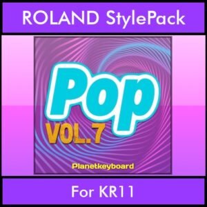 The Greatest Styles By PK Vol. 25  - Pop Vol. 07 - 60 Styles / Song Styles for ROLAND KR11 in STL format