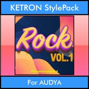 The Greatest Styles By PK Vol. 26  - Rock Vol. 01 - 60 Styles / Song Styles for KETRON AUDYA in PAT format