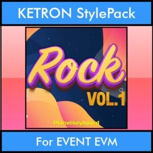 The Greatest Styles By PK Vol. 26  - Rock Vol. 01 - 60 Styles / Song Styles for KETRON EVENT EVM in KST format