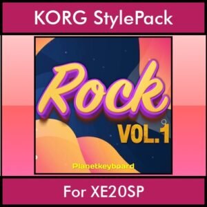 The Greatest Styles By PK Vol. 26  - Rock Vol. 01 - 60 Styles / Song Styles for KORG XE20SP in STY format