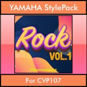 The Greatest Styles By PK Vol. 26  - Rock Vol. 01 - 60 Styles / Song Styles for YAMAHA CVP107 in STY format