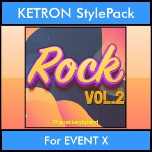 The Greatest Styles By PK Vol. 27  - Rock Vol. 02 - 60 Styles / Song Styles for KETRON EVENT X in KST format