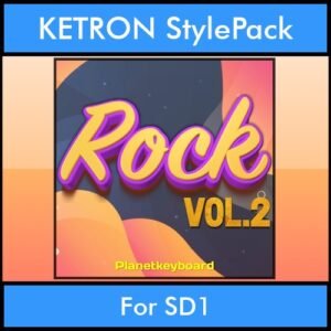 The Greatest Styles By PK Vol. 27  - Rock Vol. 02 - 60 Styles / Song Styles for KETRON SD1 in PAT format