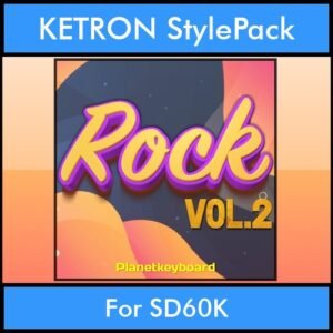 The Greatest Styles By PK Vol. 27  - Rock Vol. 02 - 60 Styles / Song Styles for KETRON SD60K in KST format