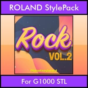 The Greatest Styles By PK Vol. 27  - Rock Vol. 02 - 60 Styles / Song Styles for ROLAND G1000 STL in STL format