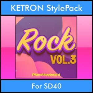 The Greatest Styles By PK Vol. 28  - Rock Vol. 03 - 60 Styles / Song Styles for KETRON SD40 in KST format