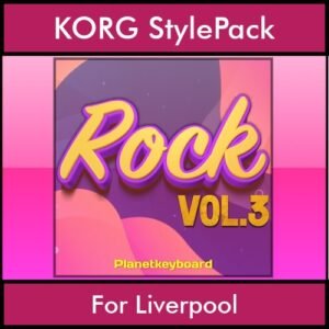 The Greatest Styles By PK Vol. 28  - Rock Vol. 03 - 60 Styles / Song Styles for KORG Liverpool in STY format