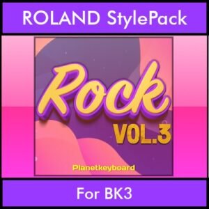 The Greatest Styles By PK Vol. 28  - Rock Vol. 03 - 60 Styles / Song Styles for ROLAND BK3 in STL format