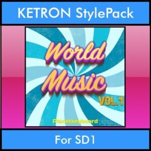 The Greatest Styles By PK Vol. 29  - World Music Vol. 01 - 60 Styles / Song Styles for KETRON SD1 in PAT format