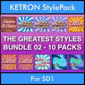 The Greatest Styles By PK Bunde TGS Vol. 02  - Vol. 11 to Vol. 20 - 600 Styles / Song Styles for KETRON SD1 in PAT format