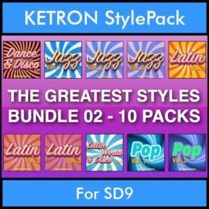 The Greatest Styles By PK Bunde TGS Vol. 02  - Vol. 11 to Vol. 20 - 600 Styles / Song Styles for KETRON SD9 in KST format