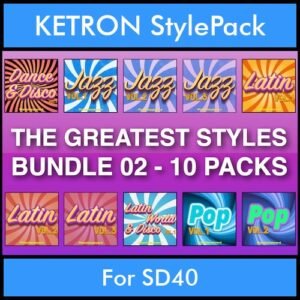 The Greatest Styles By PK Bunde TGS Vol. 02  - Vol. 11 to Vol. 20 - 600 Styles / Song Styles for KETRON SD40 in KST format