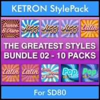 The Greatest Styles By PK Bunde TGS Vol. 02 - Vol. 11 to Vol. 20 - 600 Styles / Song Styles for KETRON SD80 in KST format