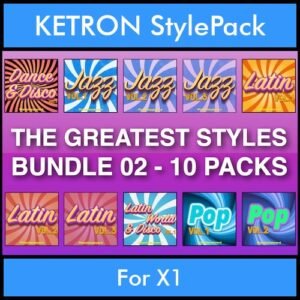 The Greatest Styles By PK Bunde TGS Vol. 02  - Vol. 11 to Vol. 20 - 600 Styles / Song Styles for KETRON X1 in PAT format