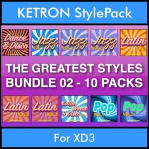 The Greatest Styles By PK Bunde TGS Vol. 02  - Vol. 11 to Vol. 20 - 600 Styles / Song Styles for KETRON XD3 in PAT format