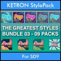 The Greatest Styles By PK Bunde TGS Vol. 03 - Vol. 21 to Vol. 29 - 540 Styles / Song Styles for KETRON SD9 in KST format