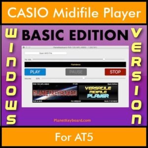 VERSATILE MIDIFILE PLAYER By PK BASIC EDITION V 1  - FOR PC - COMPUTER for CASIO AT5 in MID format