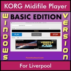 VERSATILE MIDIFILE PLAYER By PK BASIC EDITION V 1  - FOR PC - COMPUTER for KORG Liverpool in MID format