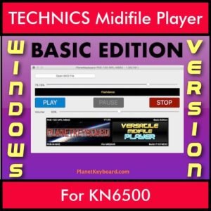 VERSATILE MIDIFILE PLAYER By PK BASIC EDITION V 1  - FOR PC - COMPUTER for TECHNICS KN6500 in MID format