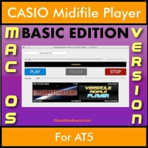 VERSATILE MIDIFILE PLAYER By PK BASIC EDITION V 1  - FOR MAC - COMPUTER for CASIO AT5 in MID format