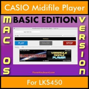 VERSATILE MIDIFILE PLAYER By PK BASIC EDITION V 1  - FOR MAC - COMPUTER for CASIO LKS450 in MID format