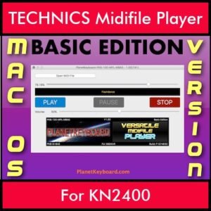 VERSATILE MIDIFILE PLAYER By PK BASIC EDITION V 1  - FOR MAC - COMPUTER for TECHNICS KN2400 in MID format