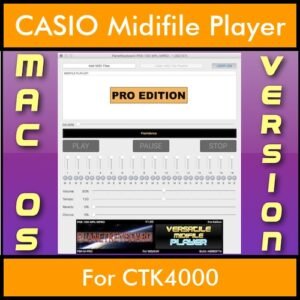 VERSATILE MIDIFILE PLAYER By PK PROFESSIONAL EDITION V 1  - FOR MAC - COMPUTER for CASIO CTK4000 in MID format