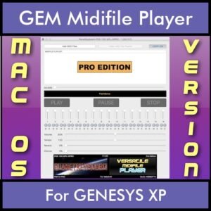 VERSATILE MIDIFILE PLAYER By PK PROFESSIONAL EDITION V 1  - FOR MAC - COMPUTER for GEM GENESYS XP in MID format