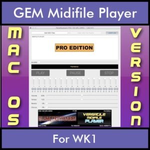 VERSATILE MIDIFILE PLAYER By PK PROFESSIONAL EDITION V 1  - FOR MAC - COMPUTER for GEM WK1 in MID format