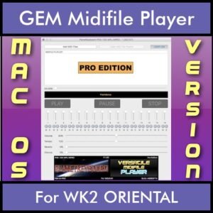 VERSATILE MIDIFILE PLAYER By PK PROFESSIONAL EDITION V 1  - FOR MAC - COMPUTER for GEM WK2 ORIENTAL in MID format