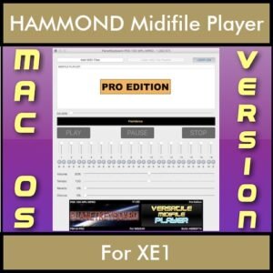 VERSATILE MIDIFILE PLAYER By PK PROFESSIONAL EDITION V 1  - FOR MAC - COMPUTER for HAMMOND XE1 in MID format