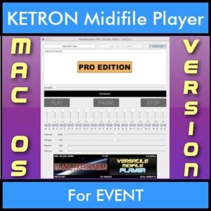 VERSATILE MIDIFILE PLAYER By PK PROFESSIONAL EDITION V 1  - FOR MAC - COMPUTER for KETRON EVENT in MID format