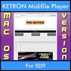 VERSATILE MIDIFILE PLAYER By PK PROFESSIONAL EDITION V 1  - FOR MAC - COMPUTER for KETRON SD9 in MID format