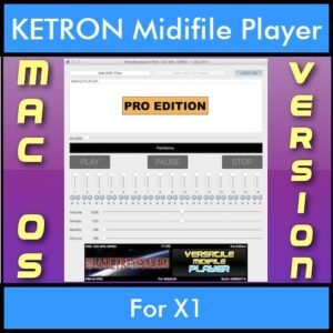 VERSATILE MIDIFILE PLAYER By PK PROFESSIONAL EDITION V 1  - FOR MAC - COMPUTER for KETRON X1 in MID format