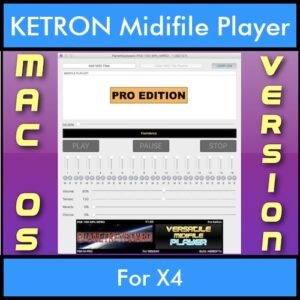 VERSATILE MIDIFILE PLAYER By PK PROFESSIONAL EDITION V 1  - FOR MAC - COMPUTER for KETRON X4 in MID format