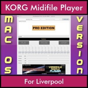 VERSATILE MIDIFILE PLAYER By PK PROFESSIONAL EDITION V 1  - FOR MAC - COMPUTER for KORG Liverpool in MID format