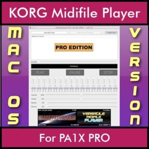 VERSATILE MIDIFILE PLAYER By PK PROFESSIONAL EDITION V 1  - FOR MAC - COMPUTER for KORG PA1X PRO in MID format