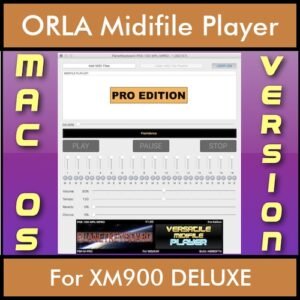 VERSATILE MIDIFILE PLAYER By PK PROFESSIONAL EDITION V 1  - FOR MAC - COMPUTER for ORLA XM900 DELUXE in MID format