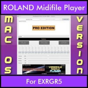 VERSATILE MIDIFILE PLAYER By PK PROFESSIONAL EDITION V 1  - FOR MAC - COMPUTER for ROLAND EXRGR5 in MID format