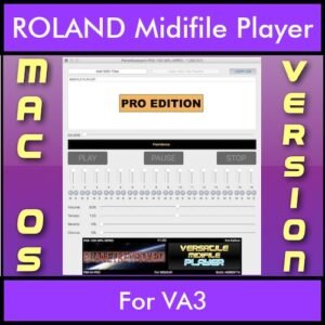 VERSATILE MIDIFILE PLAYER By PK PROFESSIONAL EDITION V 1  - FOR MAC - COMPUTER for ROLAND VA3 in MID format