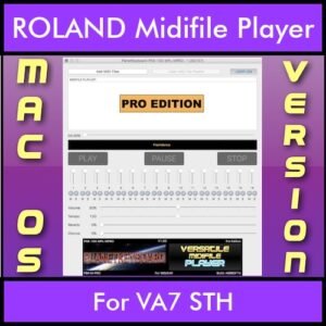 VERSATILE MIDIFILE PLAYER By PK PROFESSIONAL EDITION V 1  - FOR MAC - COMPUTER for ROLAND VA7 STH in MID format